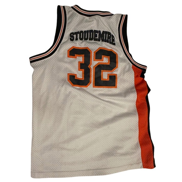 Vintage Nike Amar'e Stoudemire Lake Wales 32 Basketball Jersey White Mens Large - Picture 6 of 9